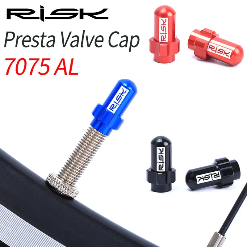 RISK 2pcs/set Aluminum Alloy Bicycle Presta Valve Cap Road Mountain Bike Tire Valve Cap for Presta Ventiel Cycling Accessories
RISK 2pcs/set Aluminum Alloy Bicycle Presta Valve Cap Road Mountain Bike Tire Valve Cap for Presta Ventiel Cycling Accessories