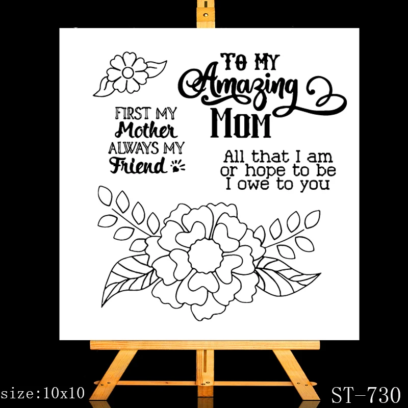ZhuoAng Blooming flowers Clear Stamps/Card Making Holiday decorations For scrapbooking Transparent stamps 10*10cm
ZhuoAng Blooming flowers Clear Stamps/Card Making Holiday decorations For scrapbooking Transparent stamps 10*10cm