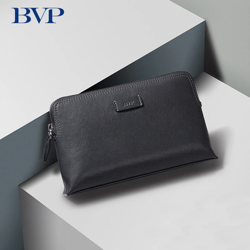 Известный бренд дизайн BVP Высокое качество Натуральная кожа мужской клатч модная