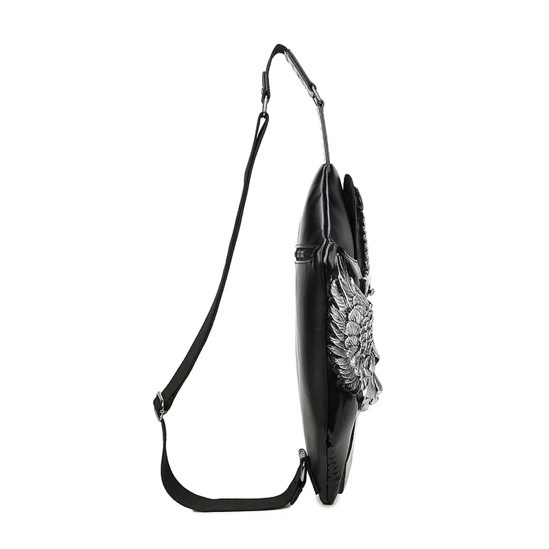 3D Leather Mens Shoulder Bag Cool Cross Body Small Bag Silver Gold Black Fashion Bags Vintage Mini Messenger Bags Halloween New
3D Leather Mens Shoulder Bag Cool Cross Body Small Bag Silver Gold Black Fashion Bags Vintage Mini Messenger Bags Halloween New
