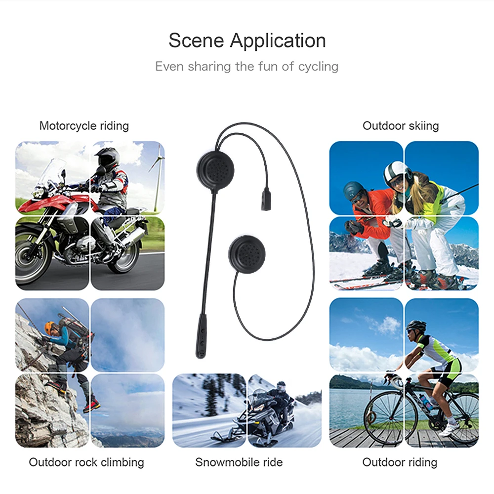 GPS MP3 E1 Wireless Moto Helmet Headset Modified Motorcycle Helmet Bluetooth 4.1 Intercom Headphones Accessories
GPS MP3 E1 Wireless Moto Helmet Headset Modified Motorcycle Helmet Bluetooth 4.1 Intercom Headphones Accessories