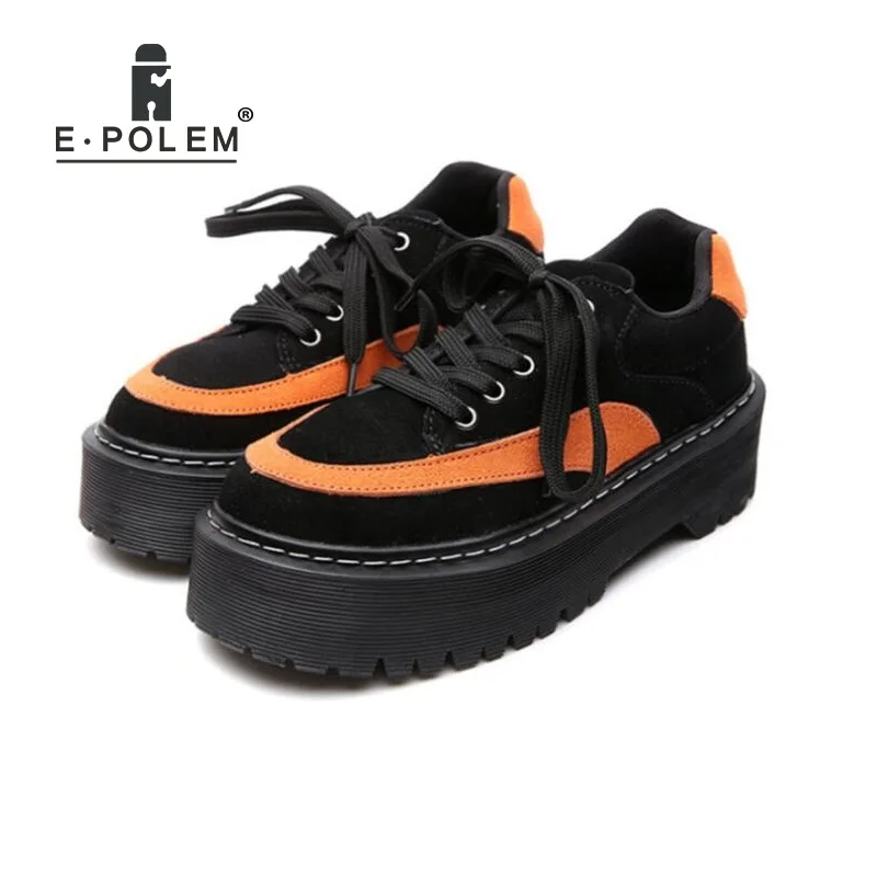 2020 Fashion Women's Flats Platform Shoes Female Lace-Up Casual Suede Creepers Shoes
2020 Fashion Women's Flats Platform Shoes Female Lace-Up Casual Suede Creepers Shoes