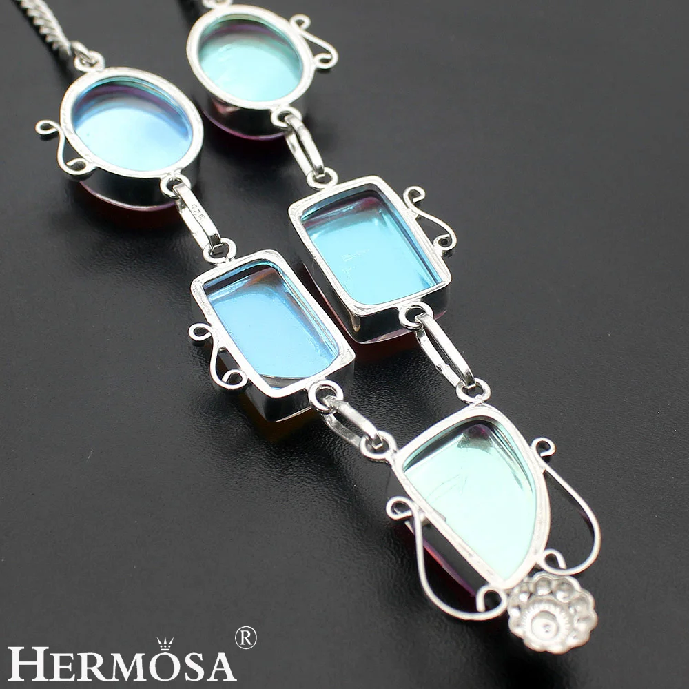 HERMOSA Jewelry Unique Powder Red 925 Sterling Silver Women Necklace 19 inches HM177
HERMOSA Jewelry Unique Powder Red 925 Sterling Silver Women Necklace 19 inches HM177