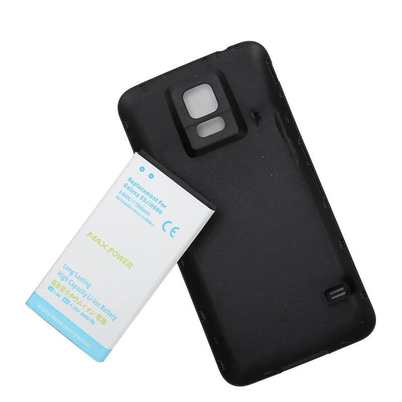 High Capacity 7000mAh Replacement Li-ion Extended Battery + Black Case Cover For Samsung Galaxy S5 i9600 SM-G900F G900FD Battery
High Capacity 7000mAh Replacement Li-ion Extended Battery + Black Case Cover For Samsung Galaxy S5 i9600 SM-G900F G900FD Battery