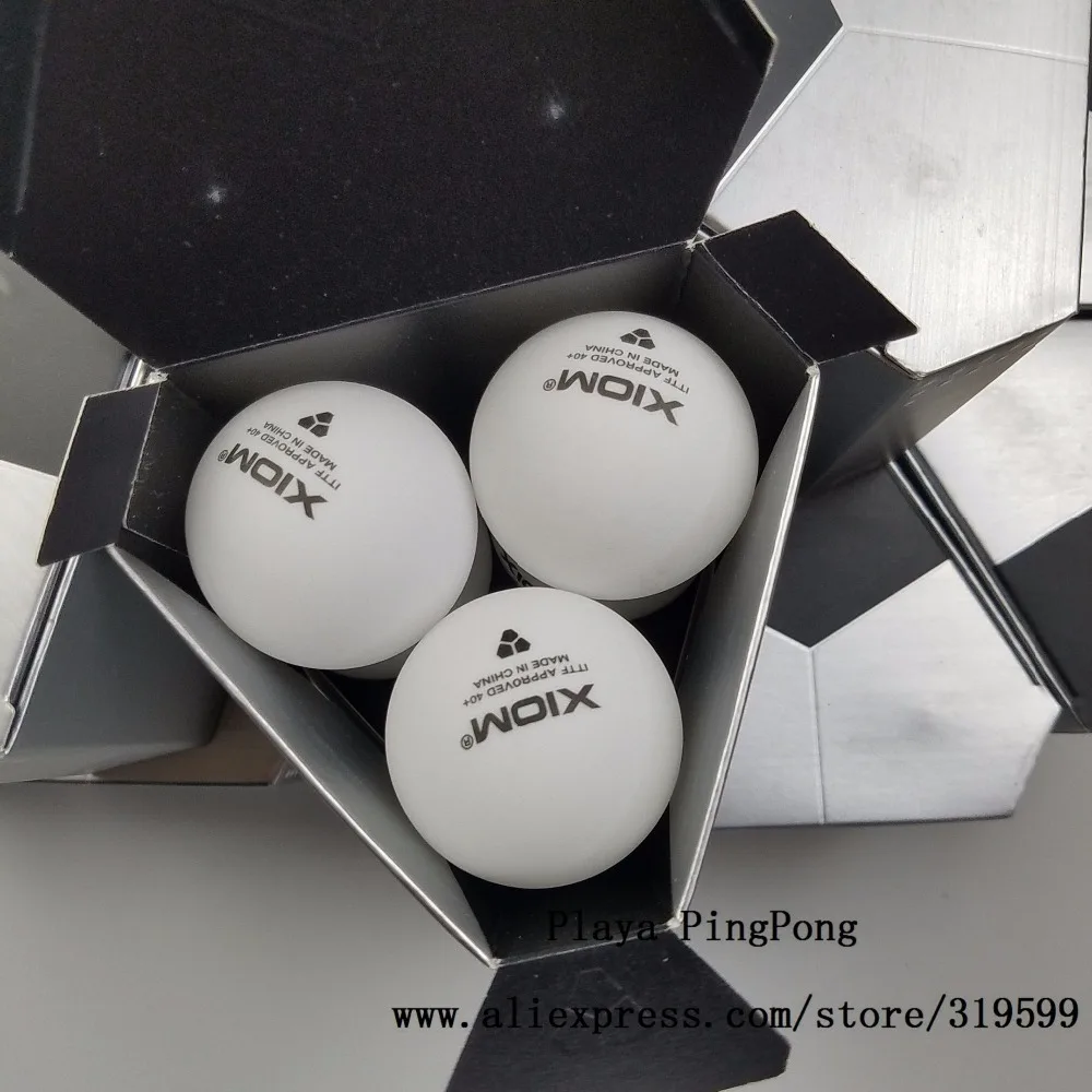 Xiom New Material Plastic 40+mm ITTF Approved 3-Star Table Tennis Balls White Ping Pong Balls
Xiom New Material Plastic 40+mm ITTF Approved 3-Star Table Tennis Balls White Ping Pong Balls