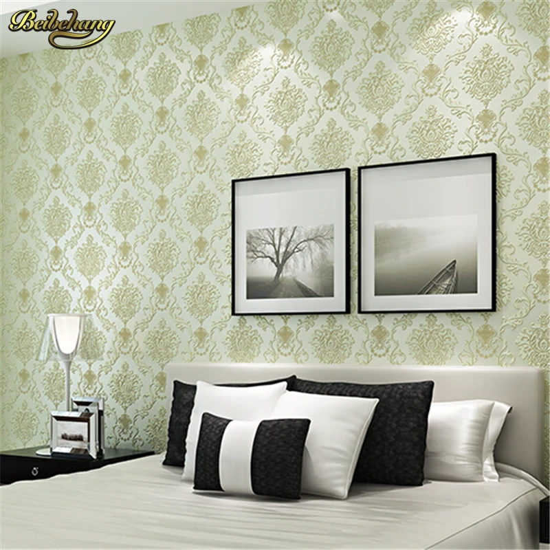 beibehang Gorgeous Victorian Damask Pattern Style Flocking Non-Woven Wallpaper Rolls,5 Colors,Bedroom.TV Background Wall
beibehang Gorgeous Victorian Damask Pattern Style Flocking Non-Woven Wallpaper Rolls,5 Colors,Bedroom.TV Background Wall