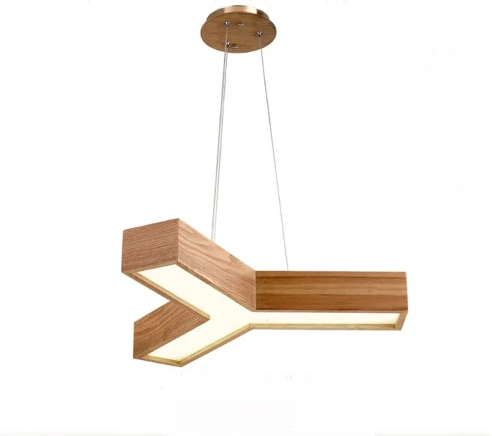 LED office pendant lamp Solid Wooden Restaurant creative Nordic triangle shaped wood
LED office pendant lamp Solid Wooden Restaurant creative Nordic triangle shaped wood