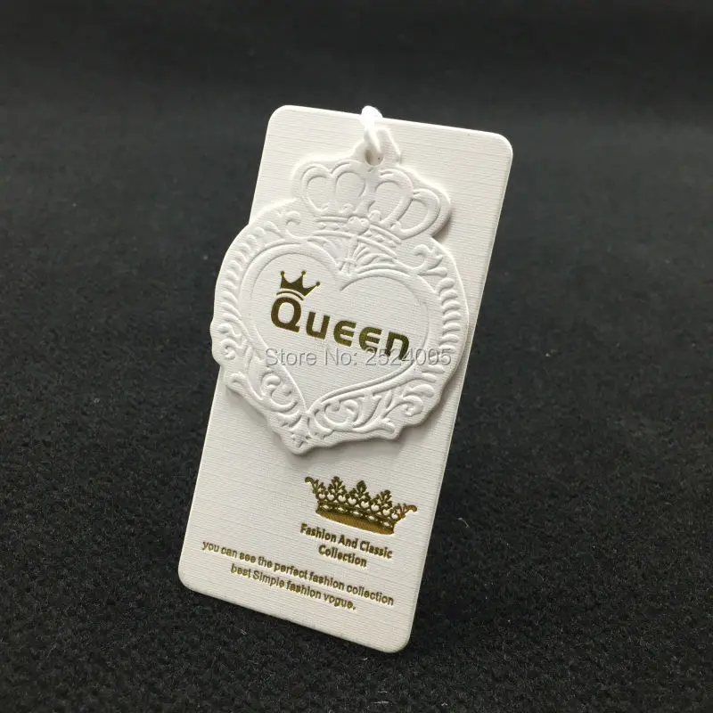 Customized clothing shape cutting tag/gold stamping embossed tags/garment paper tag printing/clothing label/1000 pcs a lot
Customized clothing shape cutting tag/gold stamping embossed tags/garment paper tag printing/clothing label/1000 pcs a lot