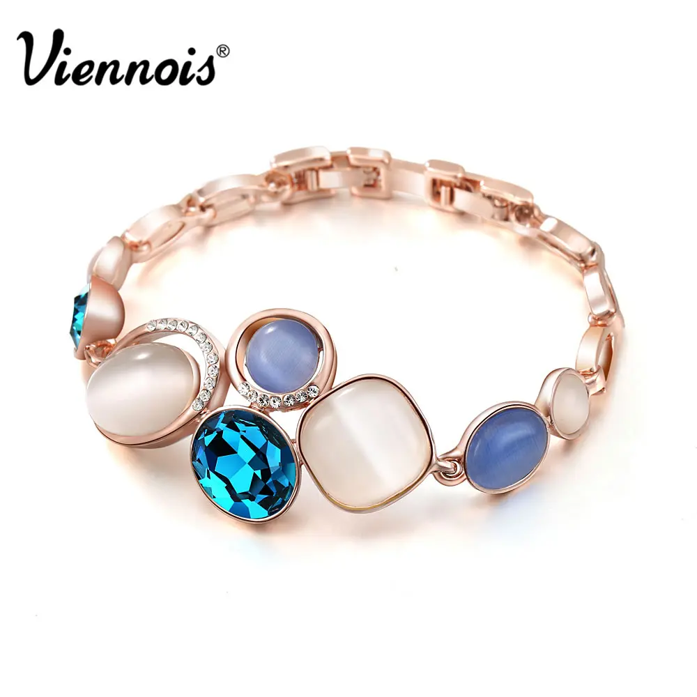 Viennois Colorful Crystal Rhinestone Opal Stone Bracelet & Bangles Geometric Korean Sweet Bracelet for Women Fashion Jewelry
Viennois Colorful Crystal Rhinestone Opal Stone Bracelet & Bangles Geometric Korean Sweet Bracelet for Women Fashion Jewelry