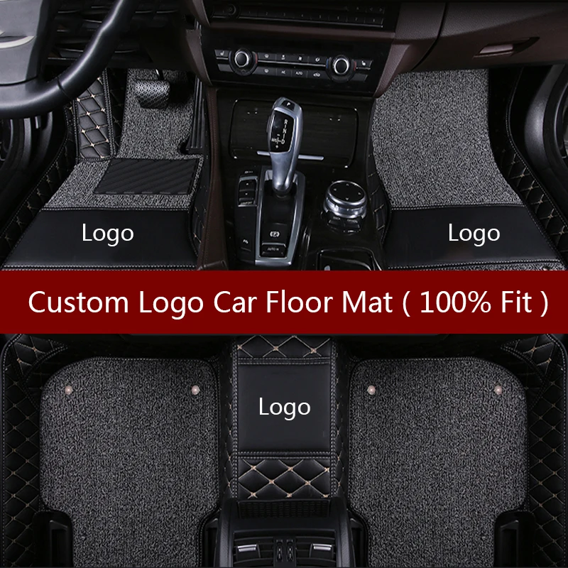 Автомобильный коврик с логотипом для Mitsubishi Pajero ASX Lancer SPORT EX Zinger FORTIS Outlander Grandis Galant