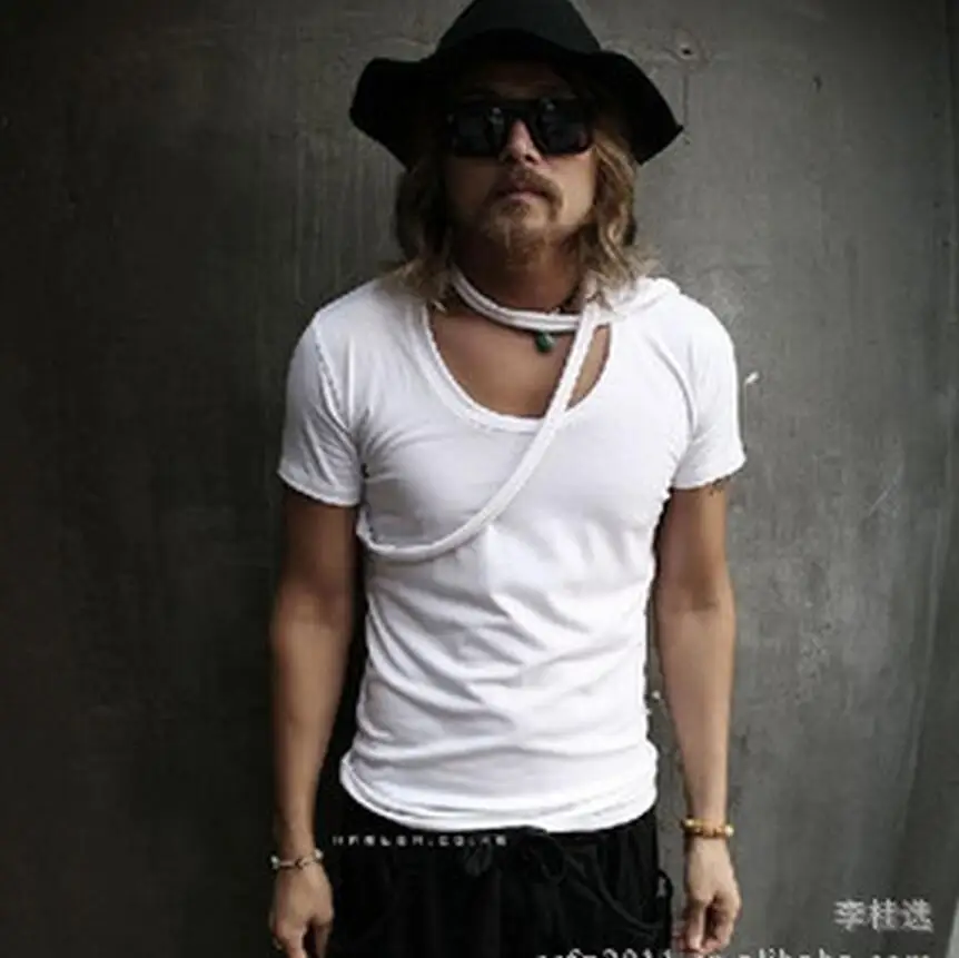 Lager Size Men Clothing Free Shipping The New Men's Korean Version Of Personality Slim Short-sleeved T-shirt / S-2xl
Lager Size Men Clothing Free Shipping The New Men's Korean Version Of Personality Slim Short-sleeved T-shirt / S-2xl