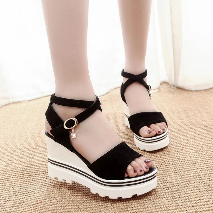 Women Sandals 2018 Summer New Open Toe Fish Head Fashion platform High Heels Wedge Sandals female shoes women shoes
Women Sandals 2018 Summer New Open Toe Fish Head Fashion platform High Heels Wedge Sandals female shoes women shoes