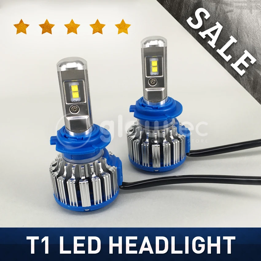 T1 LED Headlight Auto H1 H3 H7 H11 9005 9006 Led Car Headlight 35W 6000k white Super Bright Car auto GLOWTEC
T1 LED Headlight Auto H1 H3 H7 H11 9005 9006 Led Car Headlight 35W 6000k white Super Bright Car auto GLOWTEC