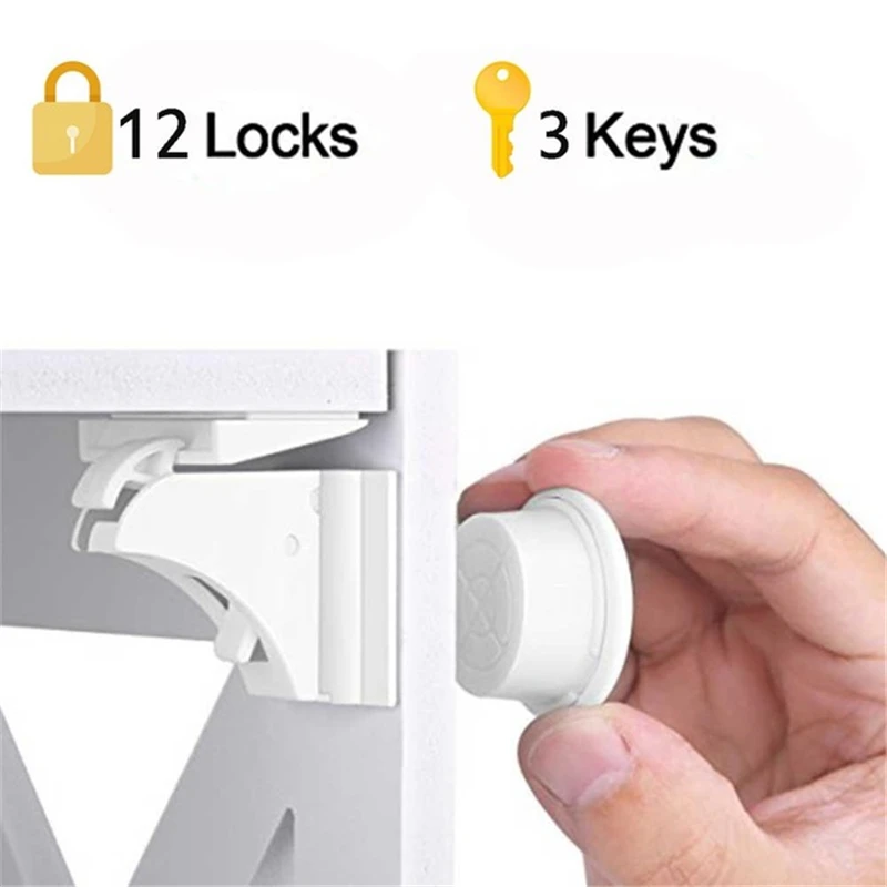 12+3 Pcs Magnetic Child Lock Baby Safety Baby Protection Cabinet Door Lock Kids Drawer Locker Security Invisible Security Locks
12+3 Pcs Magnetic Child Lock Baby Safety Baby Protection Cabinet Door Lock Kids Drawer Locker Security Invisible Security Locks