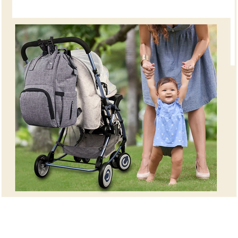 Casual shoulder Mummy bag with USB interface diaper bag waterproof travel bag backpack multi-function out baby stroller bag care
Casual shoulder Mummy bag with USB interface diaper bag waterproof travel bag backpack multi-function out baby stroller bag care