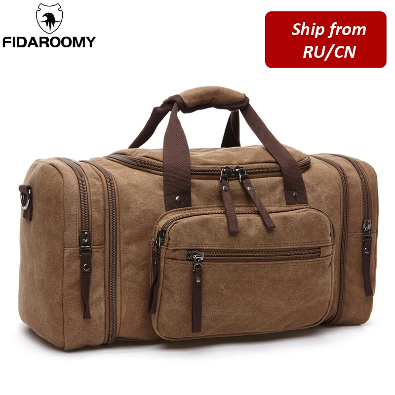 Men Shoulder Bag Canvas Multifunction Leather Bags Carry on Luggage Bag Men Tote Large Capacity Utility Weekend Overnight Bag
Men Shoulder Bag Canvas Multifunction Leather Bags Carry on Luggage Bag Men Tote Large Capacity Utility Weekend Overnight Bag