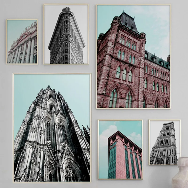 America France England Landmark Building Canvas Painting Nordic Posters and Prints Wall Pictures for Living Room Decoration
America France England Landmark Building Canvas Painting Nordic Posters and Prints Wall Pictures for Living Room Decoration