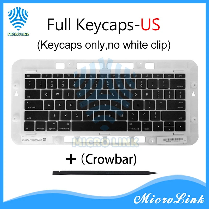 Фото Комплект клавиш A1707 для Macbook Pro Retina 13 дюймов 15 A1706 A1708 колпачок ключей раскладка