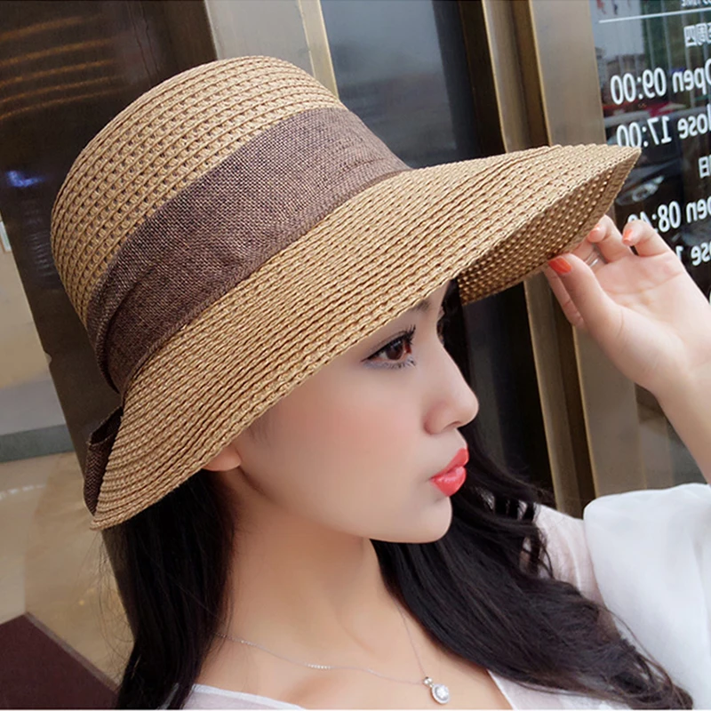 Mingjiebihuo new fashion summer beach lady straw bows over sunhat simple cute sun protection women girls hat
Mingjiebihuo new fashion summer beach lady straw bows over sunhat simple cute sun protection women girls hat