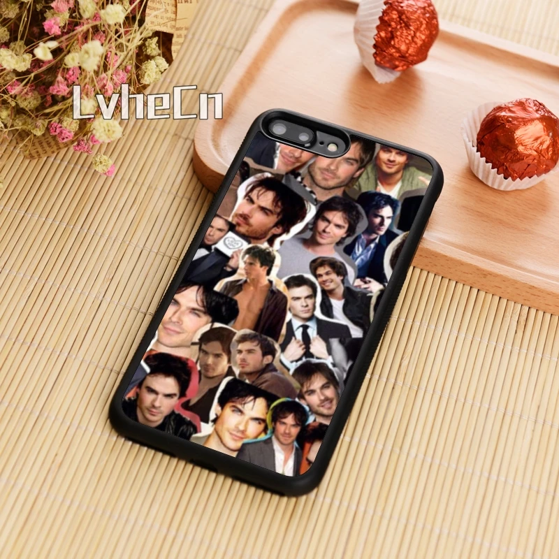 LvheCn Дневники вампира Иан Сомерхолдер коллаж чехол для телефона iPhone 11 12 Pro X XR XS MAX 5 6