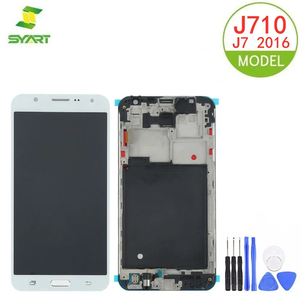 For Samsung Galaxy J7 2016 AMOLED Display Touch Screen With Frame For Samsung J710 J710F J710FN J710M J710Y 5.5" OLED Screen
For Samsung Galaxy J7 2016 AMOLED Display Touch Screen With Frame For Samsung J710 J710F J710FN J710M J710Y 5.5" OLED Screen