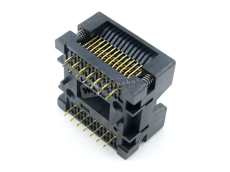 SOP28 SO28 SOIC28 Enplas OTS-28-1.27-23 IC Test Burn-in Socket Programming Adapter
SOP28 SO28 SOIC28 Enplas OTS-28-1.27-23 IC Test Burn-in Socket Programming Adapter