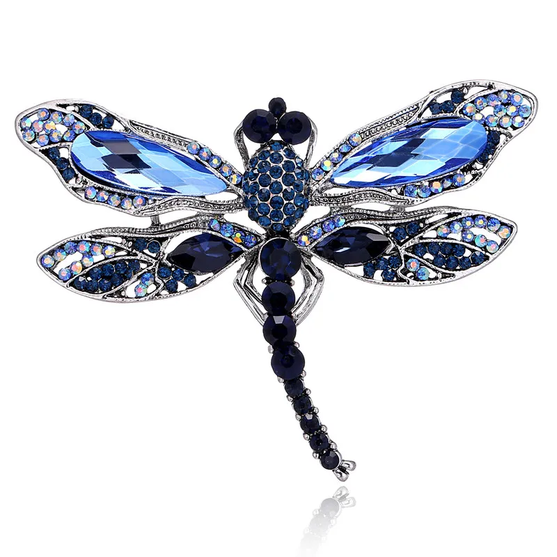 Fashion Crystal Vintage Dragonfly Brooches for Women Large Insect Brooch Pins Dress Coat Accessories Cute Jewelry Gifts2019
Fashion Crystal Vintage Dragonfly Brooches for Women Large Insect Brooch Pins Dress Coat Accessories Cute Jewelry Gifts2019