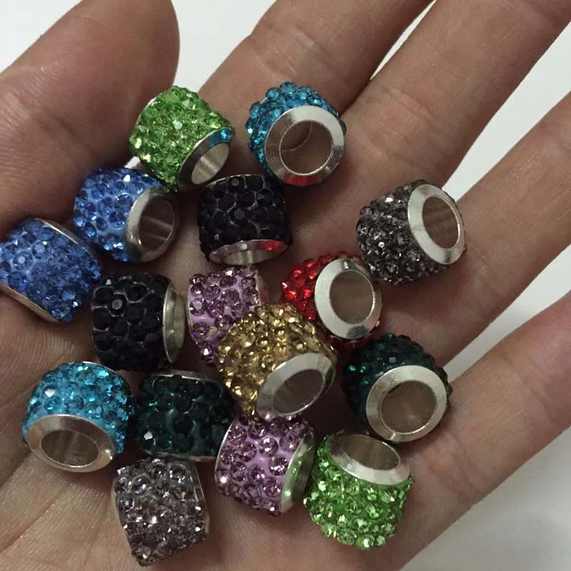 10x12mm 20PCS Big Hole Cylindrical Clay Charm Disco Ball Crystal Loose Beads Supplies Jewelry Making Bracelet DIY
10x12mm 20PCS Big Hole Cylindrical Clay Charm Disco Ball Crystal Loose Beads Supplies Jewelry Making Bracelet DIY
