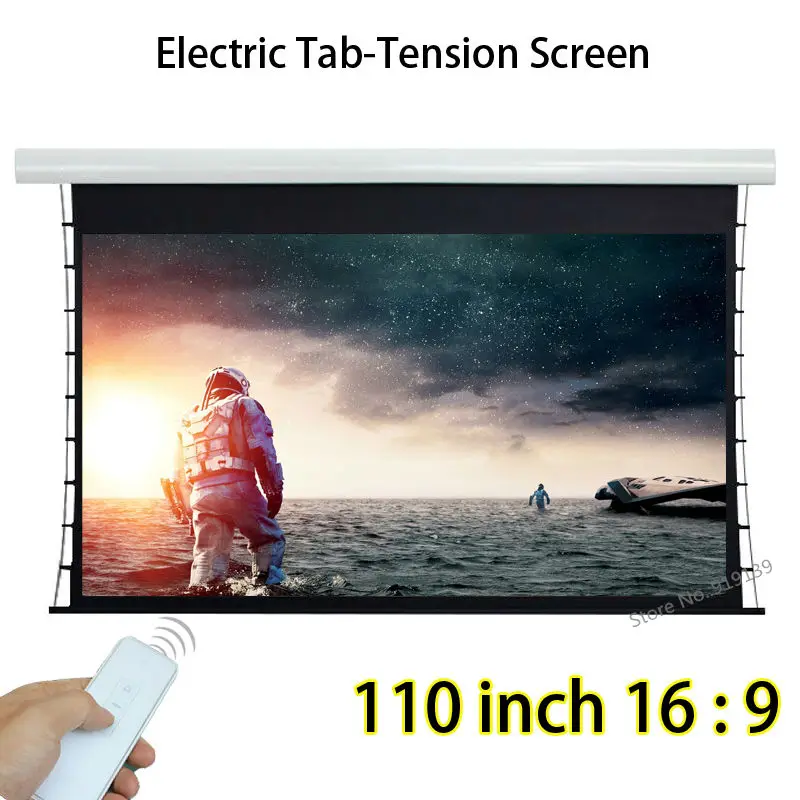 High Definition 110inch 16x9 Ratio Motorized Tab-Tension Projection Screen Aluminum Case 160 Degree Viewing Angle
High Definition 110inch 16x9 Ratio Motorized Tab-Tension Projection Screen Aluminum Case 160 Degree Viewing Angle
