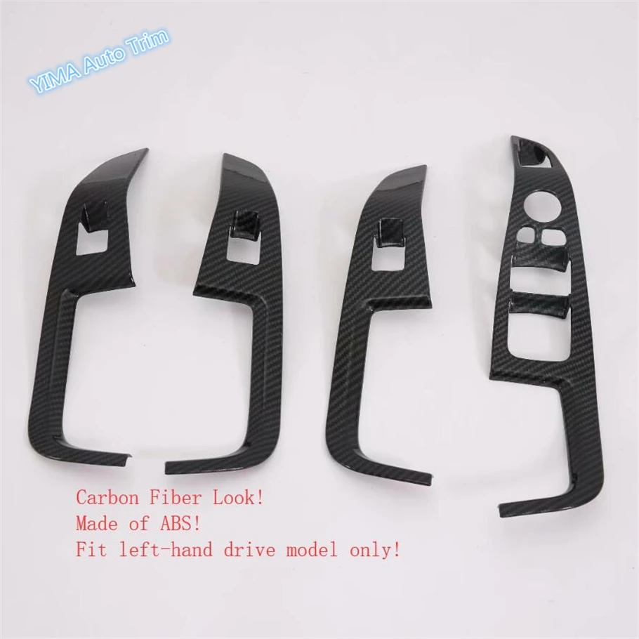 Car Styling Inside Door Handle Panel Sticker Surround Window Lift Switch Trim For BMW X5 G05 2019 2020 2021 ABS Carbon Fiber 
Car Styling Inside Door Handle Panel Sticker Surround Window Lift Switch Trim For BMW X5 G05 2019 2020 2021 ABS Carbon Fiber