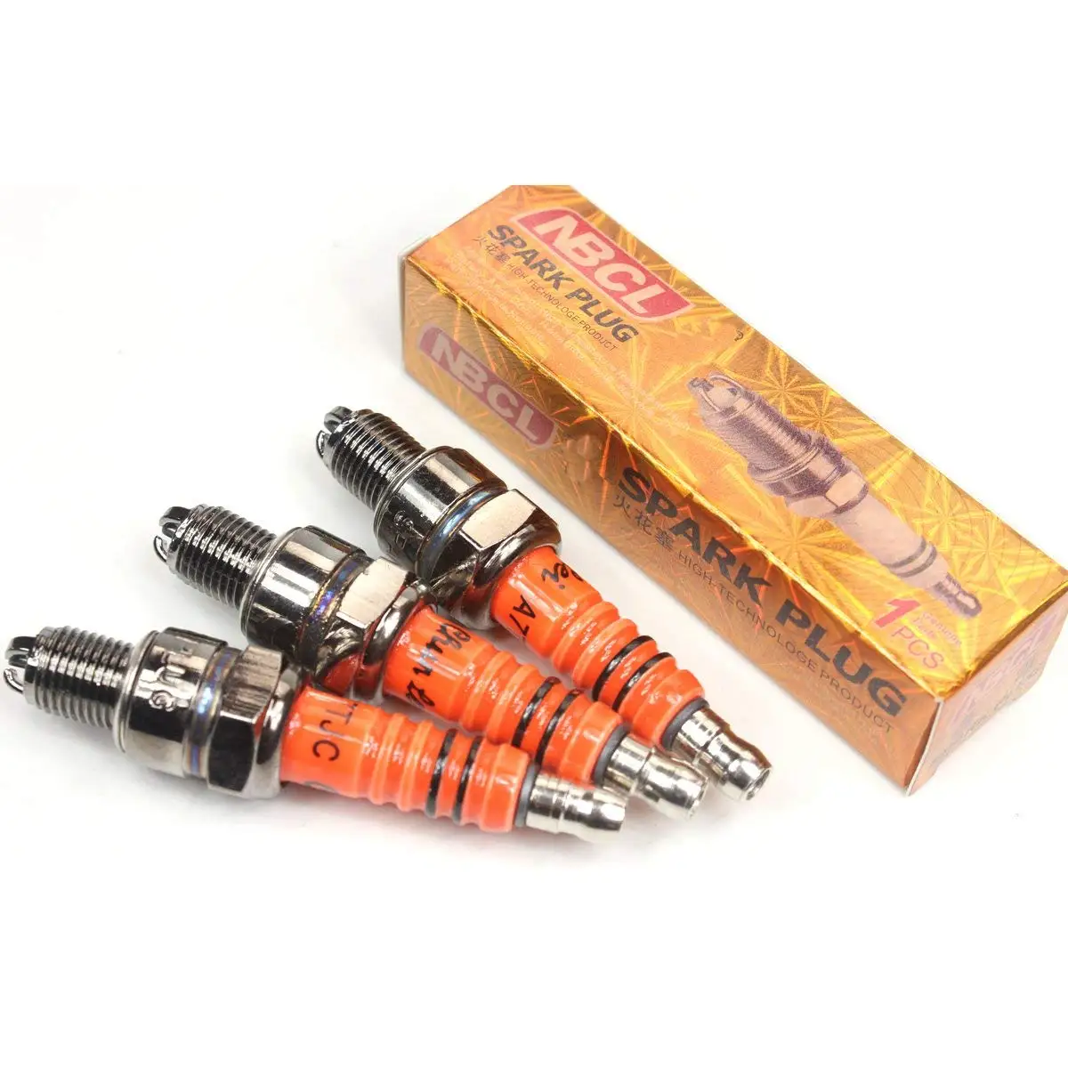Spark Plug A7TC A7TJC 3 Electrode GY6 50cc-125cc Moped Scooter ATV Quads Pack of 3 Motorbike Replacement Accessories Parts
Spark Plug A7TC A7TJC 3 Electrode GY6 50cc-125cc Moped Scooter ATV Quads Pack of 3 Motorbike Replacement Accessories Parts