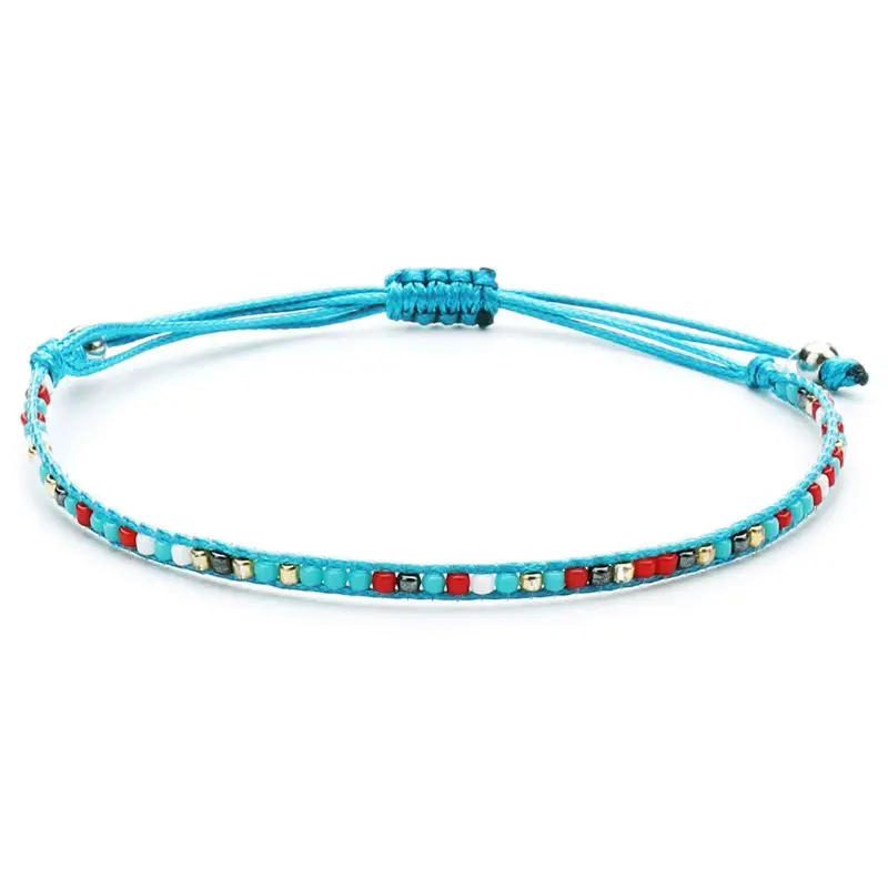 Bohemian Sead Beaded Wax Rope Handmade Braided Bracelet Woven Friendship Jewelry
Bohemian Sead Beaded Wax Rope Handmade Braided Bracelet Woven Friendship Jewelry