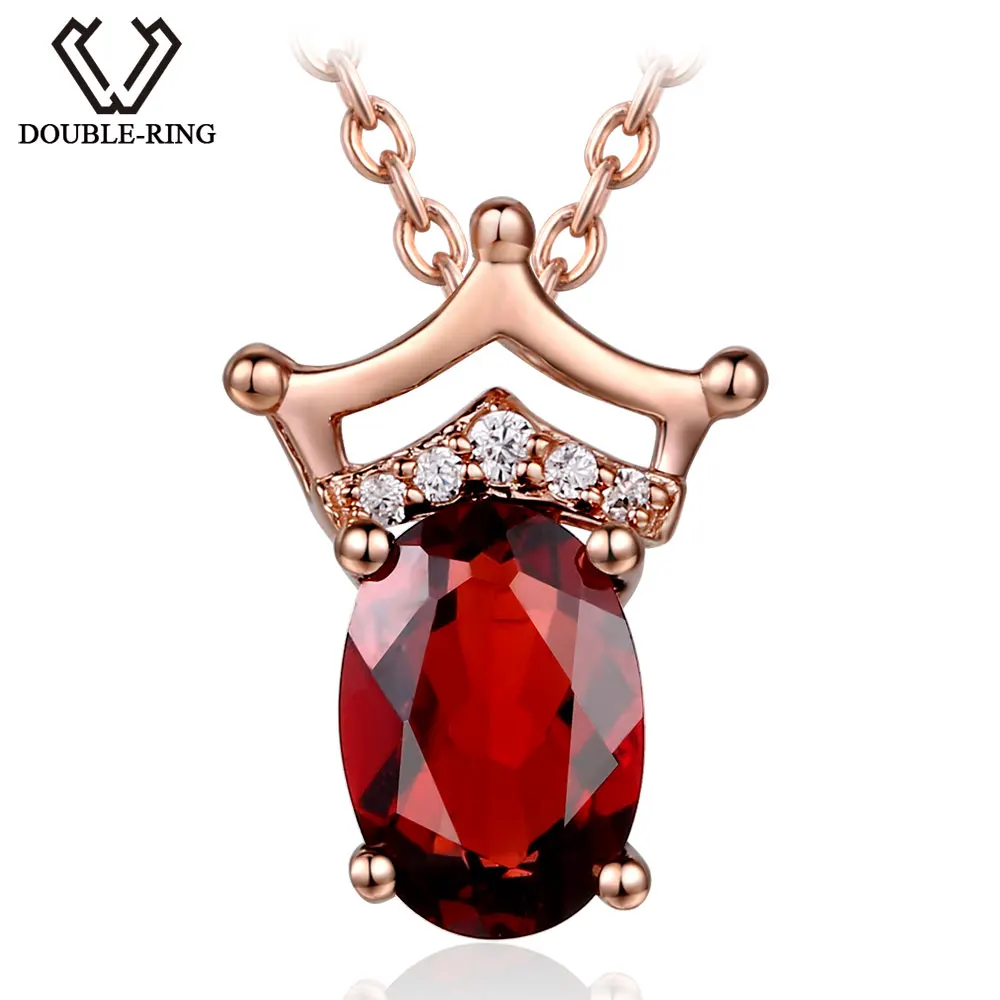 DOUBLE-R Genuine Natural Garnet Pendant For Women Wedding Jewelry 925 Sterling Silver Fine Jewelry Not Include the Chain
DOUBLE-R Genuine Natural Garnet Pendant For Women Wedding Jewelry 925 Sterling Silver Fine Jewelry Not Include the Chain