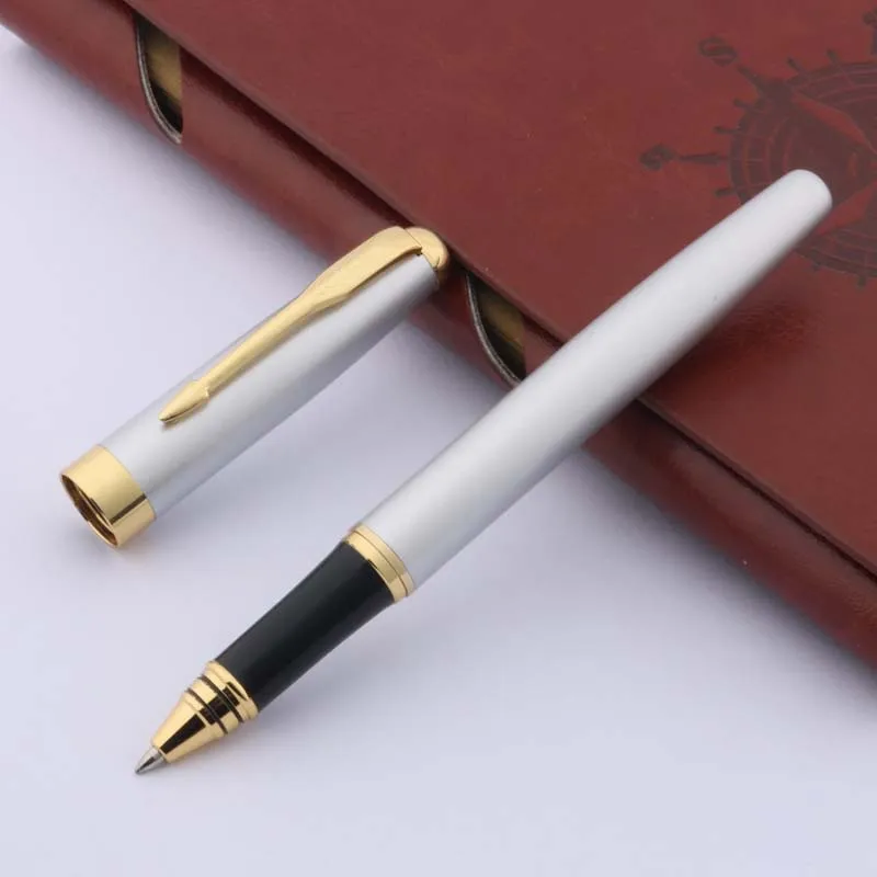 High Quality baoer 388 Supplies Silver And Golden Clip Roller Ball Pen Business School ball point pen
High Quality baoer 388 Supplies Silver And Golden Clip Roller Ball Pen Business School ball point pen