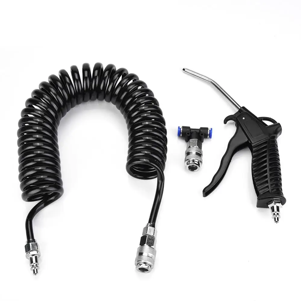 New Arrival 1 pcs Black Air Duster Gun Pneumatic Wind Blowing Kit Set With EU Connector + PU Hose Tools 3-piece Set
New Arrival 1 pcs Black Air Duster Gun Pneumatic Wind Blowing Kit Set With EU Connector + PU Hose Tools 3-piece Set