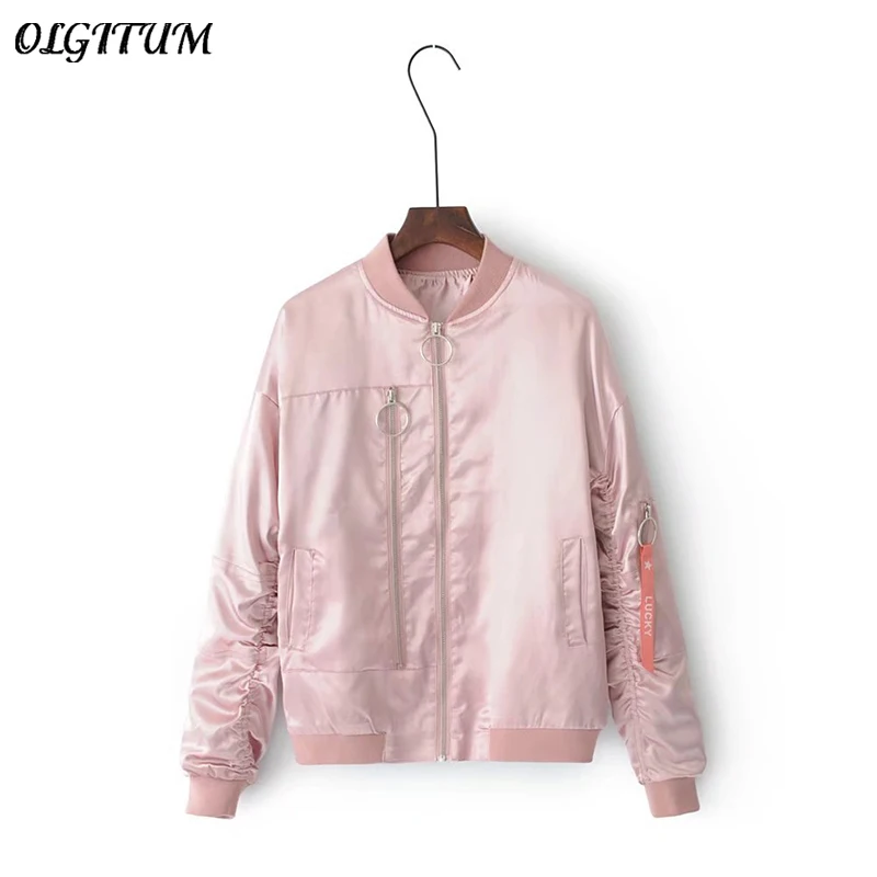 2019 Autumn New Small Stand Collar Circle Streamline Zipper Jacket Back Embroidery Letter Jacket Baseball Uniform Student Coat
2019 Autumn New Small Stand Collar Circle Streamline Zipper Jacket Back Embroidery Letter Jacket Baseball Uniform Student Coat