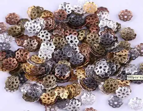 OMH wholesale free ship 500pcs 6mm golden/black/copper/bronze color metal flower bead caps U pick
OMH wholesale free ship 500pcs 6mm golden/black/copper/bronze color metal flower bead caps U pick
