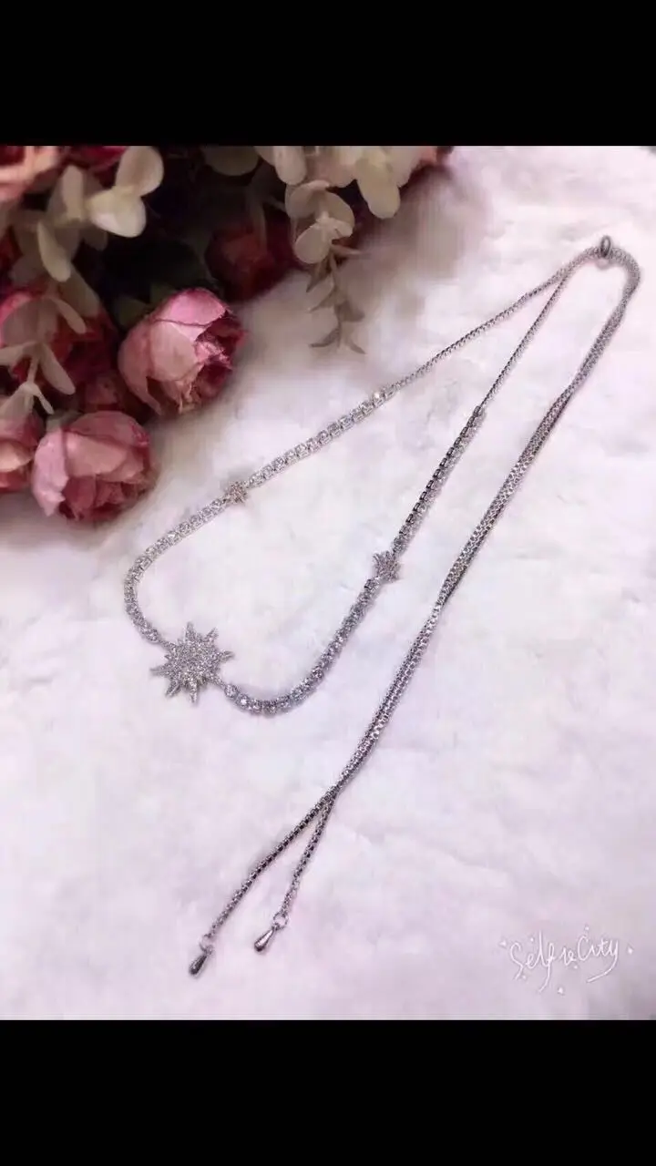 GODKI Fashion Star AAA Cubic Zircon Trendy Geometric Adjust Length Wedding Necklace
GODKI Fashion Star AAA Cubic Zircon Trendy Geometric Adjust Length Wedding Necklace