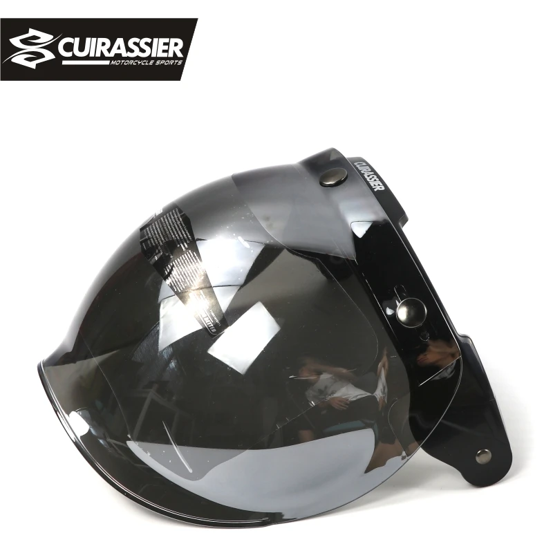 Cuirassier VS02 с открытым лицом мотоциклетный шлем пузырьковый щит козырек линзы