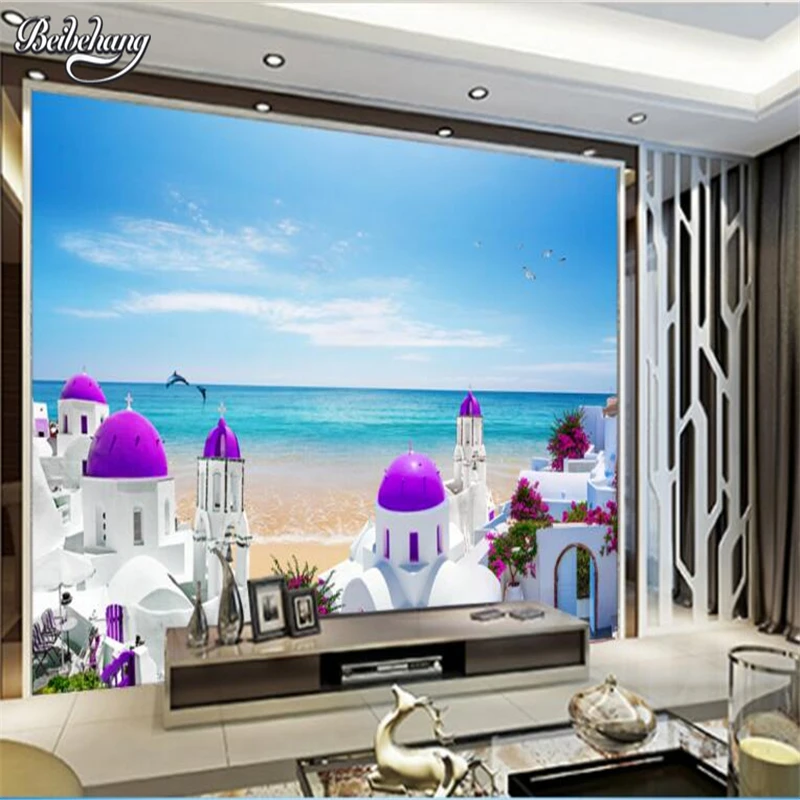 beibehang Large custom Mediterranean Mediterranean castle beach sea beauty beautiful Nordic landscape backdrop home decoration
beibehang Large custom Mediterranean Mediterranean castle beach sea beauty beautiful Nordic landscape backdrop home decoration