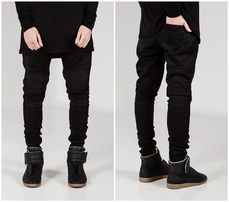 2019 Men's Stretchy Ripped Skinny Biker Jeans Mens Casual Slim Fit Pleated Denim Pencil Pants Plus Size Men
2019 Men's Stretchy Ripped Skinny Biker Jeans Mens Casual Slim Fit Pleated Denim Pencil Pants Plus Size Men