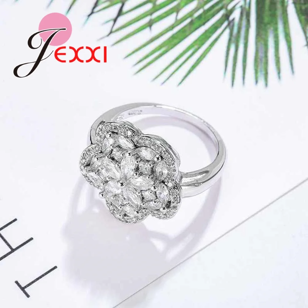 Fashion Jewelry For Women Charm Wedding Engagement Promise Rings Shiny CZ Crystal Flower Finger Ring Jewelry Hot Sale
Fashion Jewelry For Women Charm Wedding Engagement Promise Rings Shiny CZ Crystal Flower Finger Ring Jewelry Hot Sale