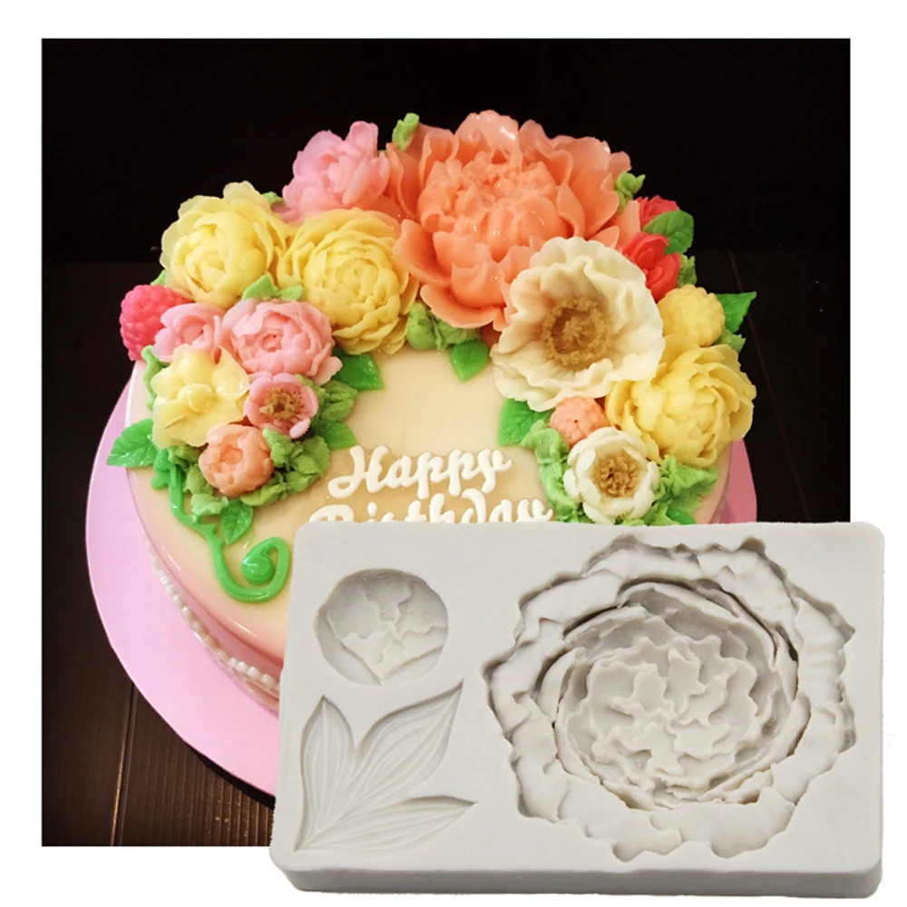 Food Grade Flower Shape Fondant Cake Decorating Silicone Mould Kitchen Baking Tools Chocolate Candy Cupcake Decorating Tools
Food Grade Flower Shape Fondant Cake Decorating Silicone Mould Kitchen Baking Tools Chocolate Candy Cupcake Decorating Tools
