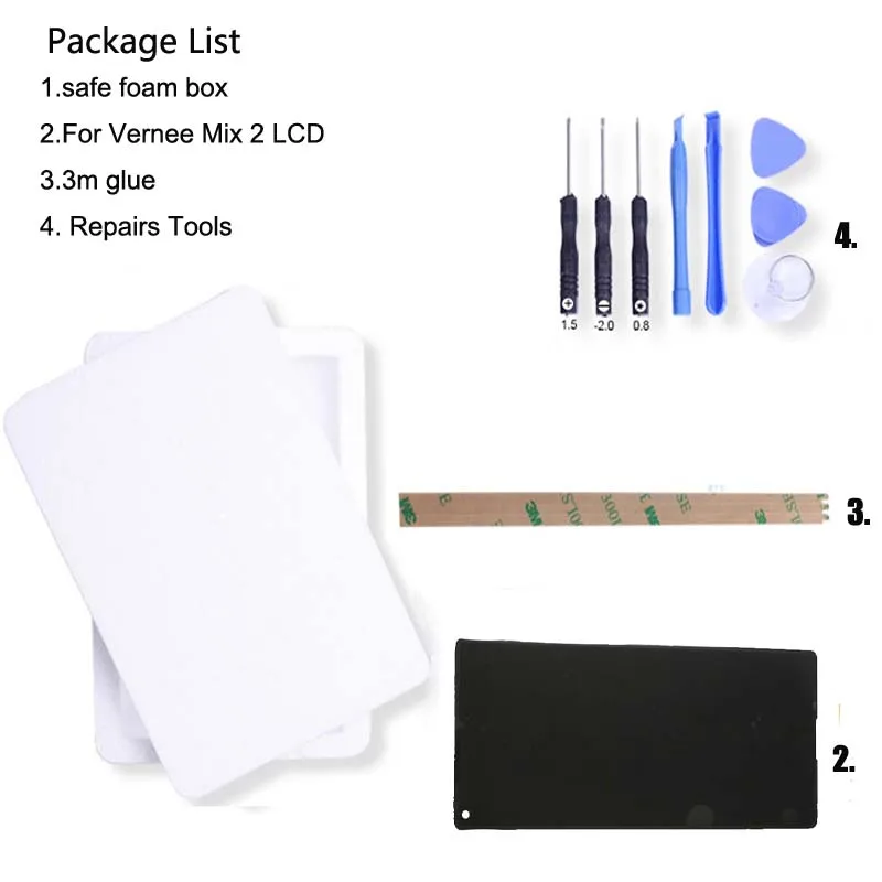 For 100% Original Vernee Mix 2 LCD Display With Touch Screen Digitizer Assembly Replacement 6.0 Inch 2160x1080P
For 100% Original Vernee Mix 2 LCD Display With Touch Screen Digitizer Assembly Replacement 6.0 Inch 2160x1080P