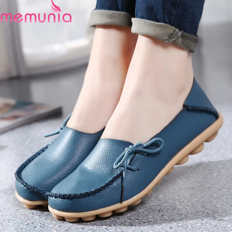 MEMUNIA 2020 big size 44 soft leisure flats women leather shoes spring summer fashion Mother loafers shoes ladies driving shoes
MEMUNIA 2020 big size 44 soft leisure flats women leather shoes spring summer fashion Mother loafers shoes ladies driving shoes