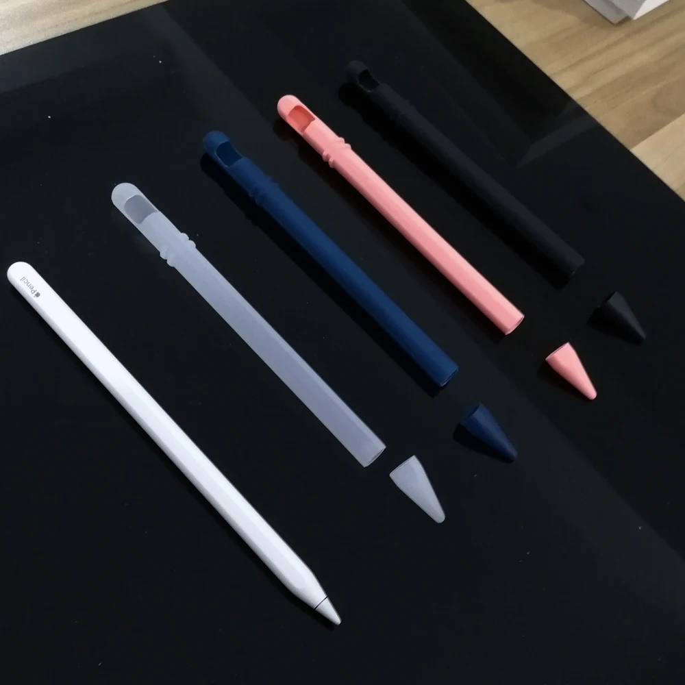 Thin Silicone Case For Apple Pencil 2 Protect Sleeve for 2018 New iPad Pro 12.9 11 inch Pen Wireless Charging Available Cover
Thin Silicone Case For Apple Pencil 2 Protect Sleeve for 2018 New iPad Pro 12.9 11 inch Pen Wireless Charging Available Cover