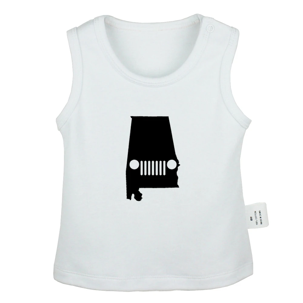 Alabama Jeep I May Get Lost But I'll Never Get Stuck Design Newborn Baby Tank Tops Toddler Vest Sleeveless Infant Cotton Clothes
Alabama Jeep I May Get Lost But I'll Never Get Stuck Design Newborn Baby Tank Tops Toddler Vest Sleeveless Infant Cotton Clothes