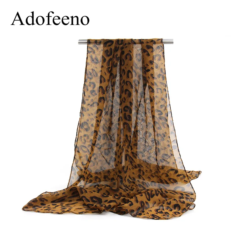 Adofeeno New Arrival Leopard Scarf Women Fashion Foulard Chiffon Shawl Brand Designer Scarves 160*60CM
Adofeeno New Arrival Leopard Scarf Women Fashion Foulard Chiffon Shawl Brand Designer Scarves 160*60CM