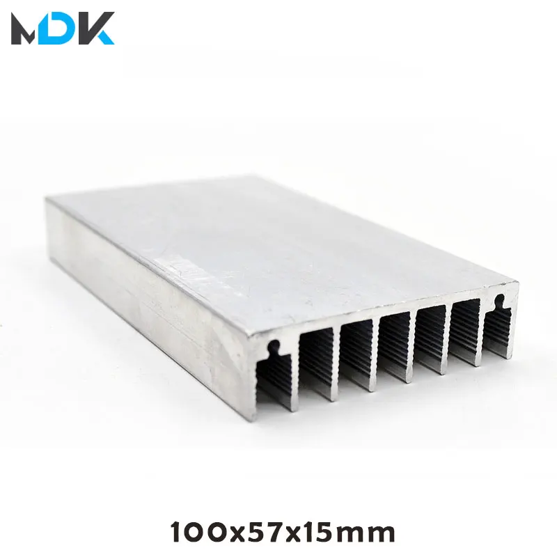 LED aluminum Heatsink radiator 100x57x15mm led radiator for led full spectrum growlight led aquarium light
LED aluminum Heatsink radiator 100x57x15mm led radiator for led full spectrum growlight led aquarium light