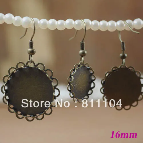 16mm Blank Earrings Base Settings Round Double Lace Bezel Tray Cabochon Ear Clip Hook Earrings Findings Crafts Bronze tone
16mm Blank Earrings Base Settings Round Double Lace Bezel Tray Cabochon Ear Clip Hook Earrings Findings Crafts Bronze tone
